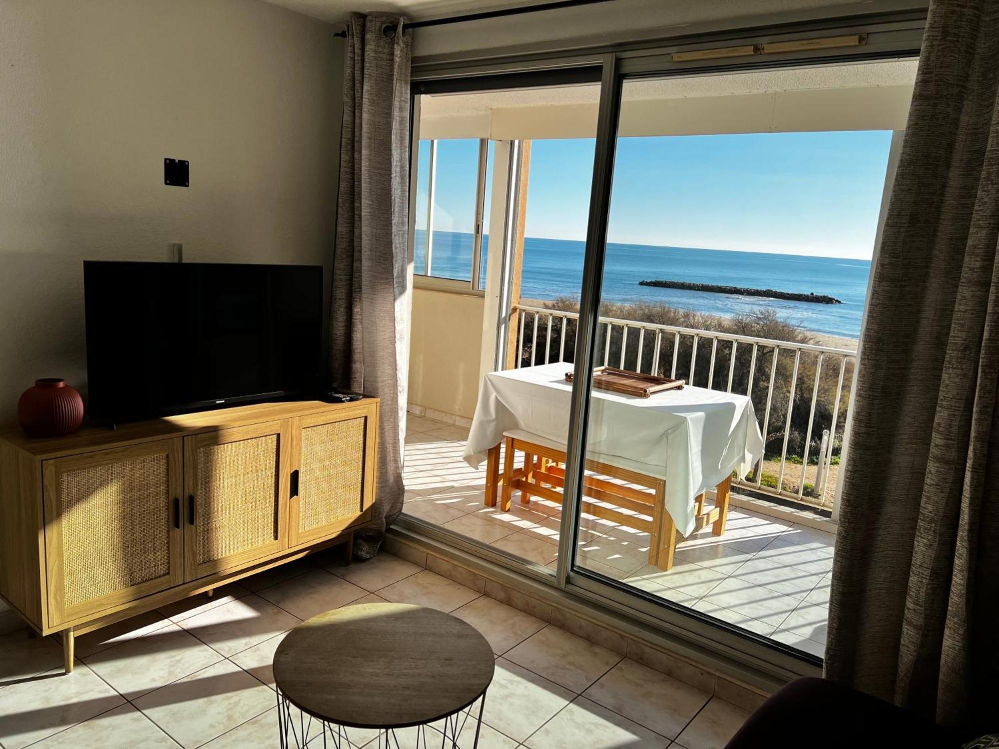 Appartement Vue Mer Valras Plage Exterior photo