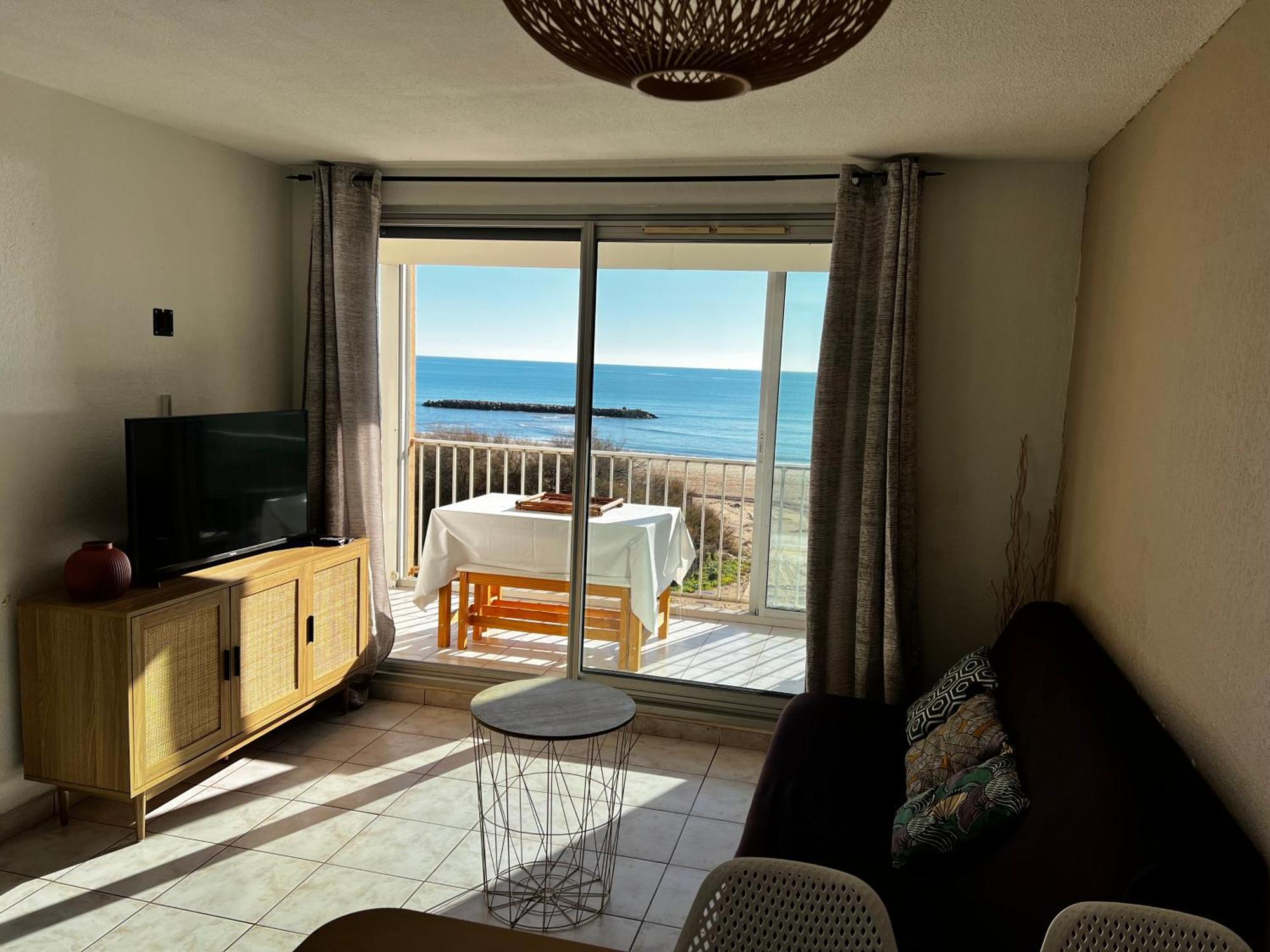 Appartement Vue Mer Valras Plage Exterior photo